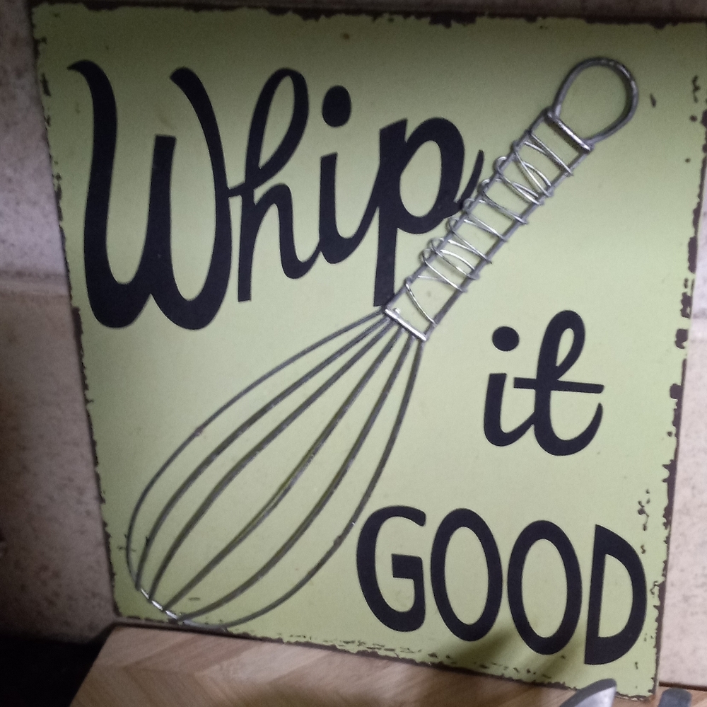 Kitchen decorative sign